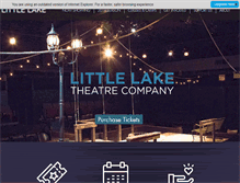 Tablet Screenshot of littlelake.org